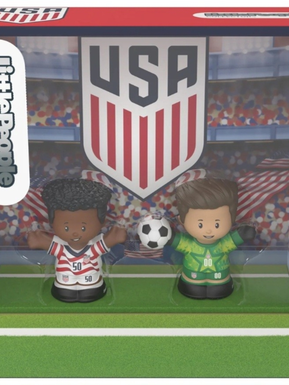 USA Soccer Player Figures Set - Little People